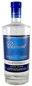 Bouteille de rhum blanc Clément Canne Bleue