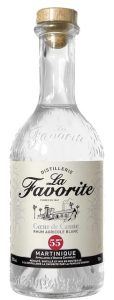 Bouteille de rhum blanc la favorite
