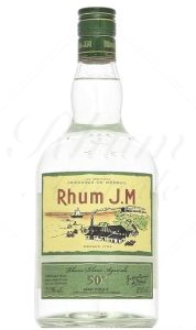Bouteille de rhum blanc JM