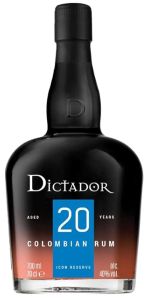 Bouteille de rhum dictador 20 ans
