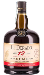 Bouteille de rhum vieux el Dorado